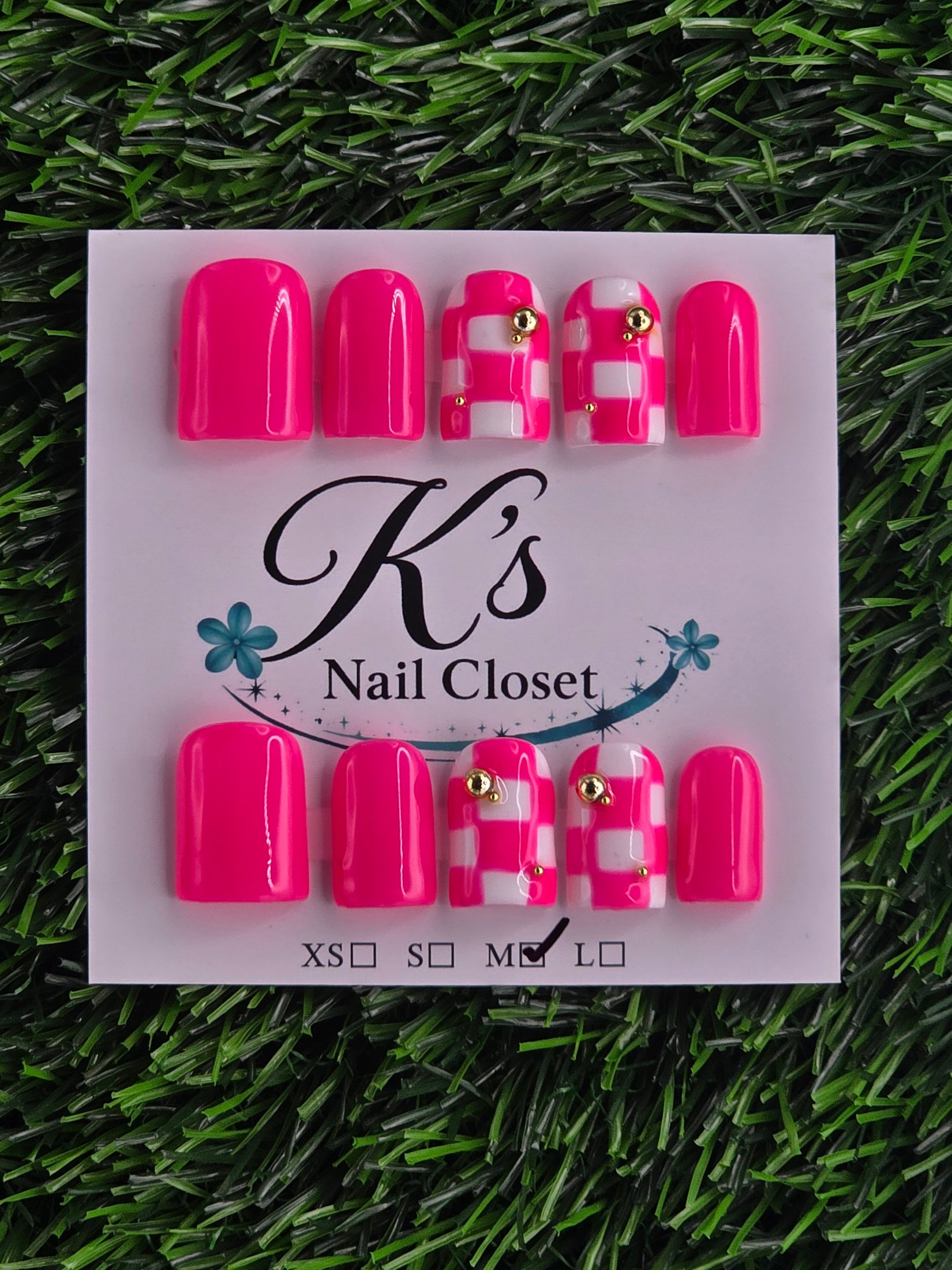 Pink Checkers photo 1