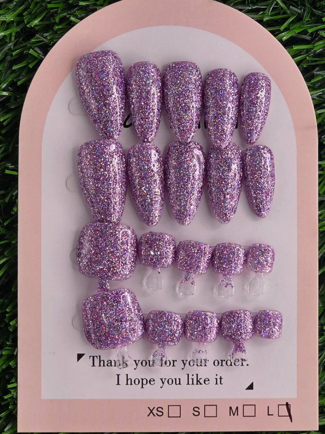 Purple Sparkle w/ Toes