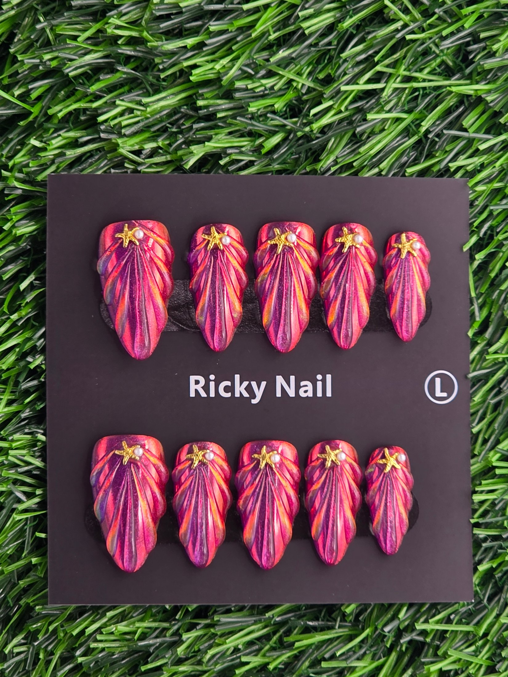 Ricky Press-On Nails - Size L