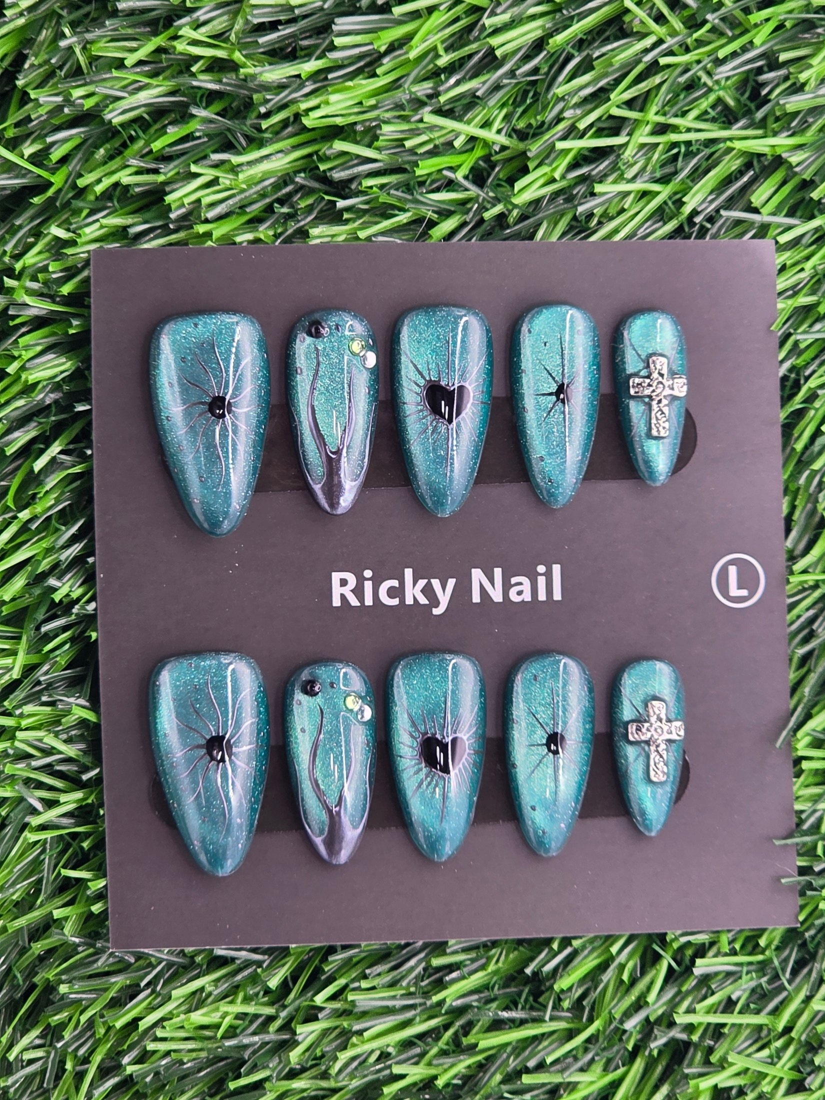 Ricky Press-On Nails - Size L