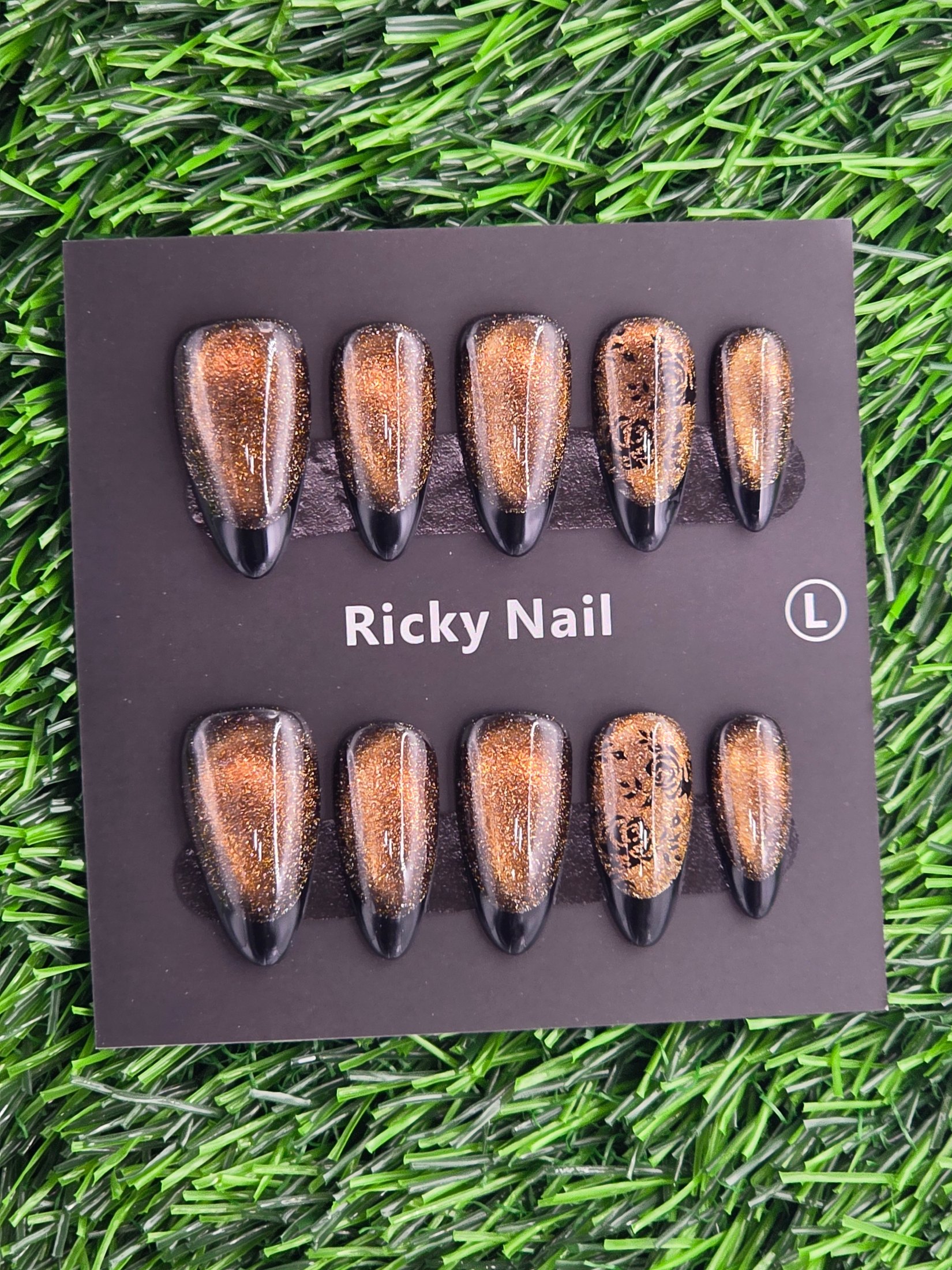 Ricky Press-On Nails - Size L