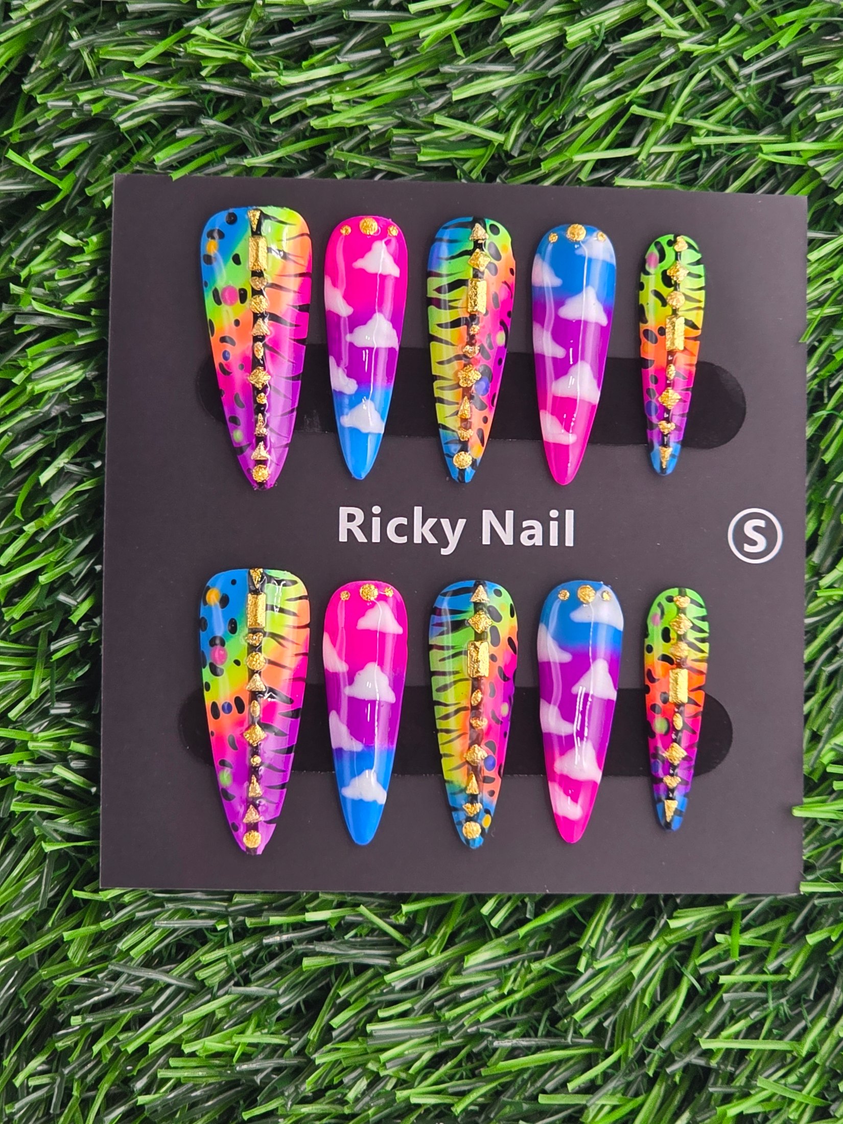 Ricky Press-On Nails - Size S