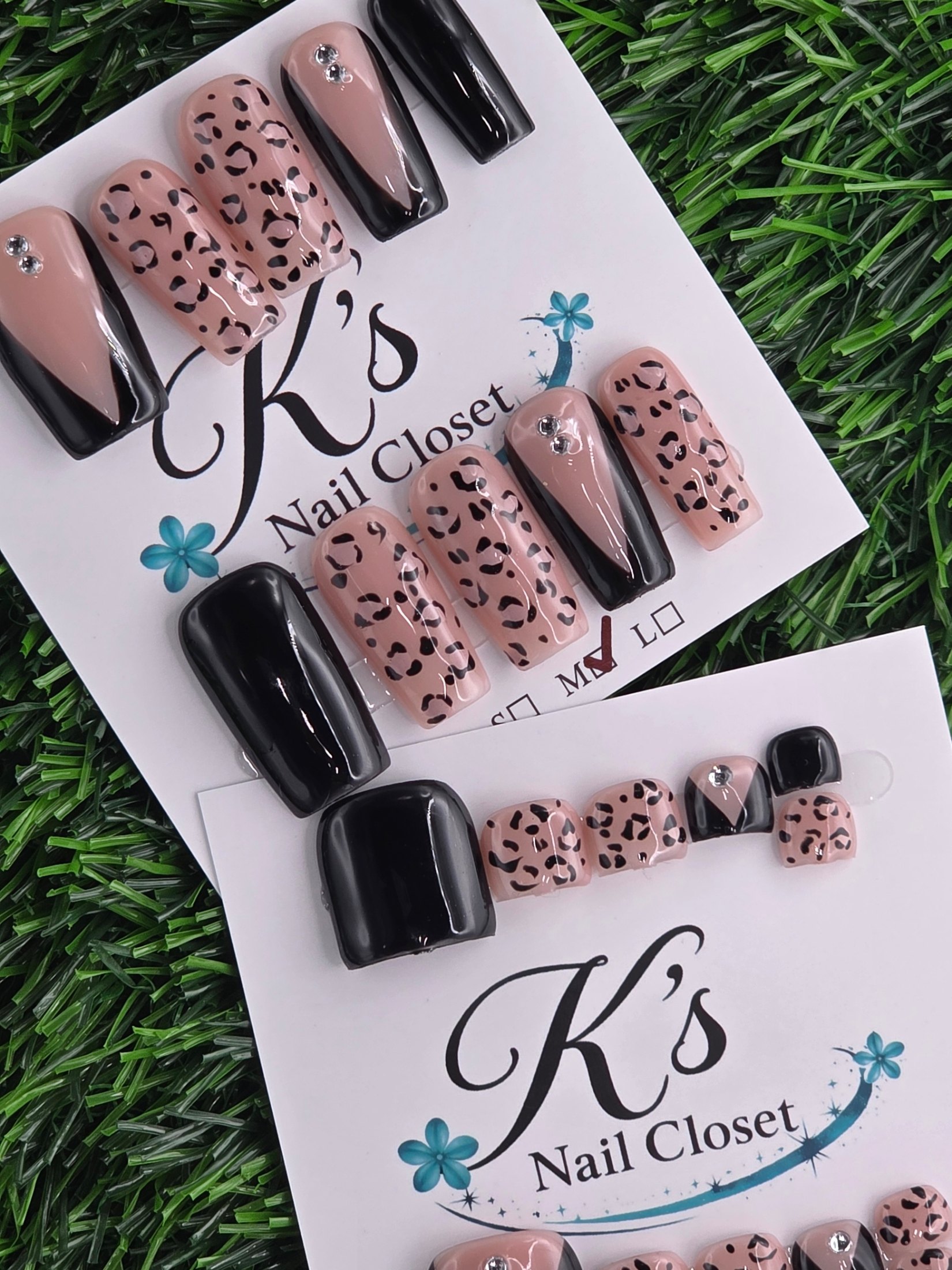 Cheetah and Black Frenchie w/ Toes photo 1