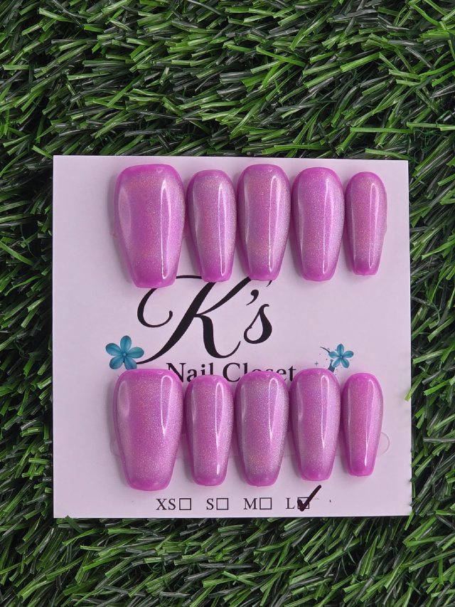 Pink w/ Rainbow Cateye