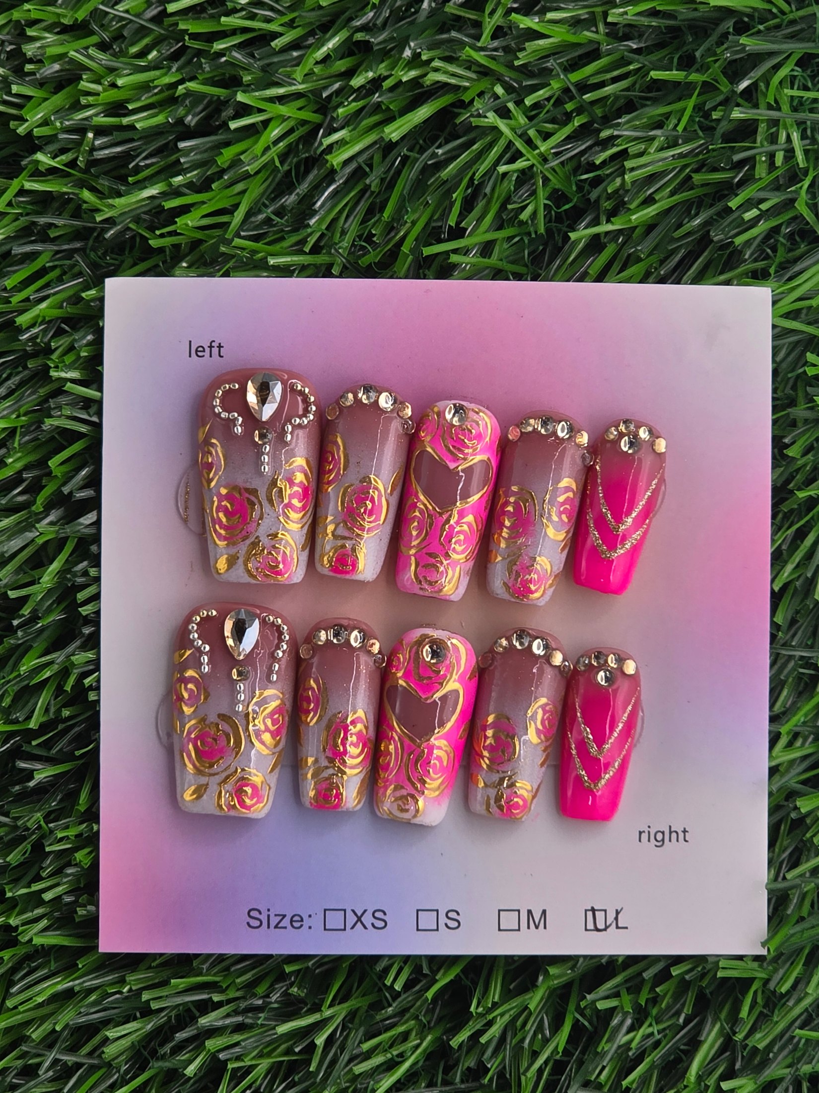 Bidi Press-On Nails - Size L