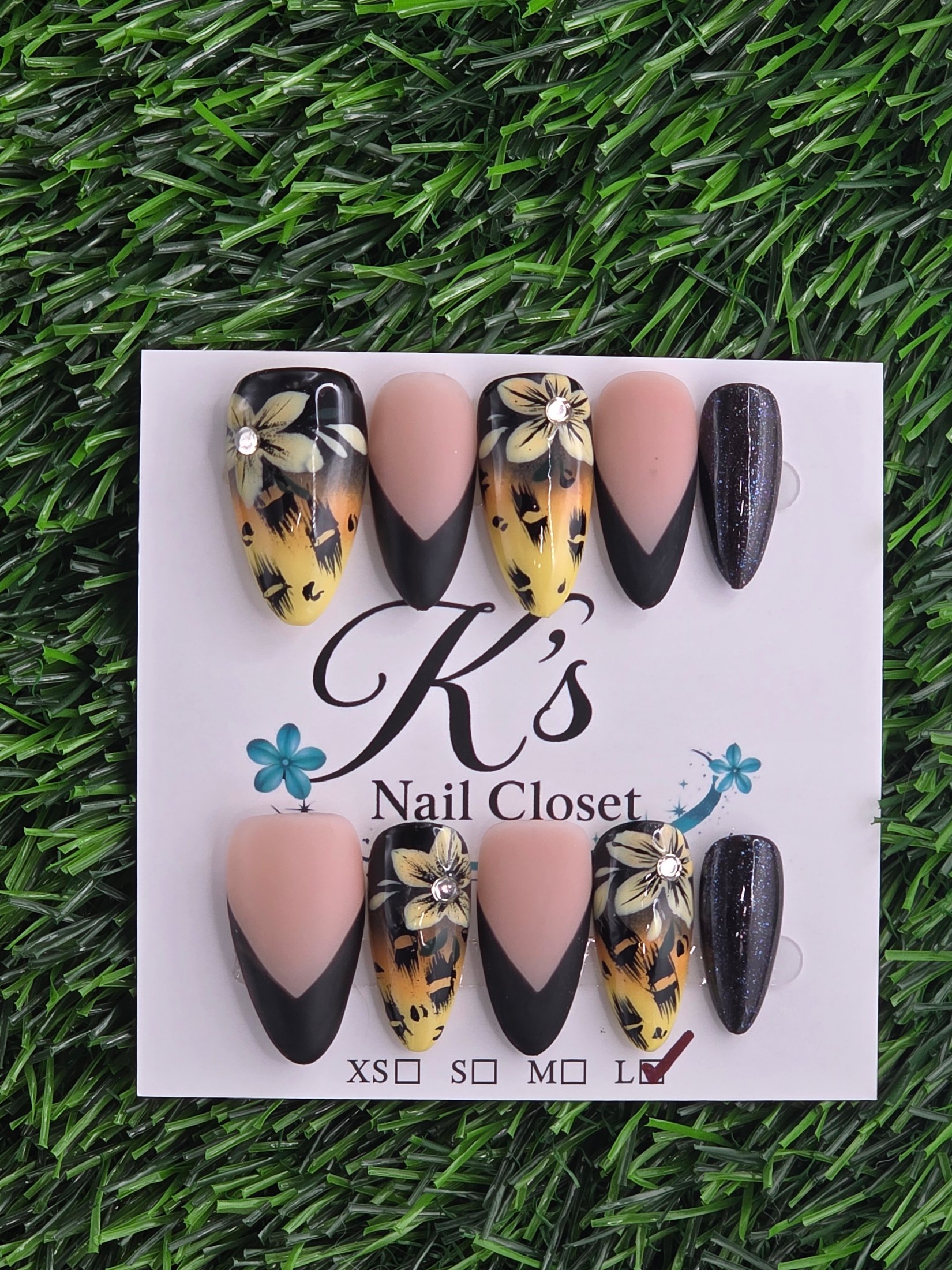 Black Frenchie w/ Animal Print photo 1