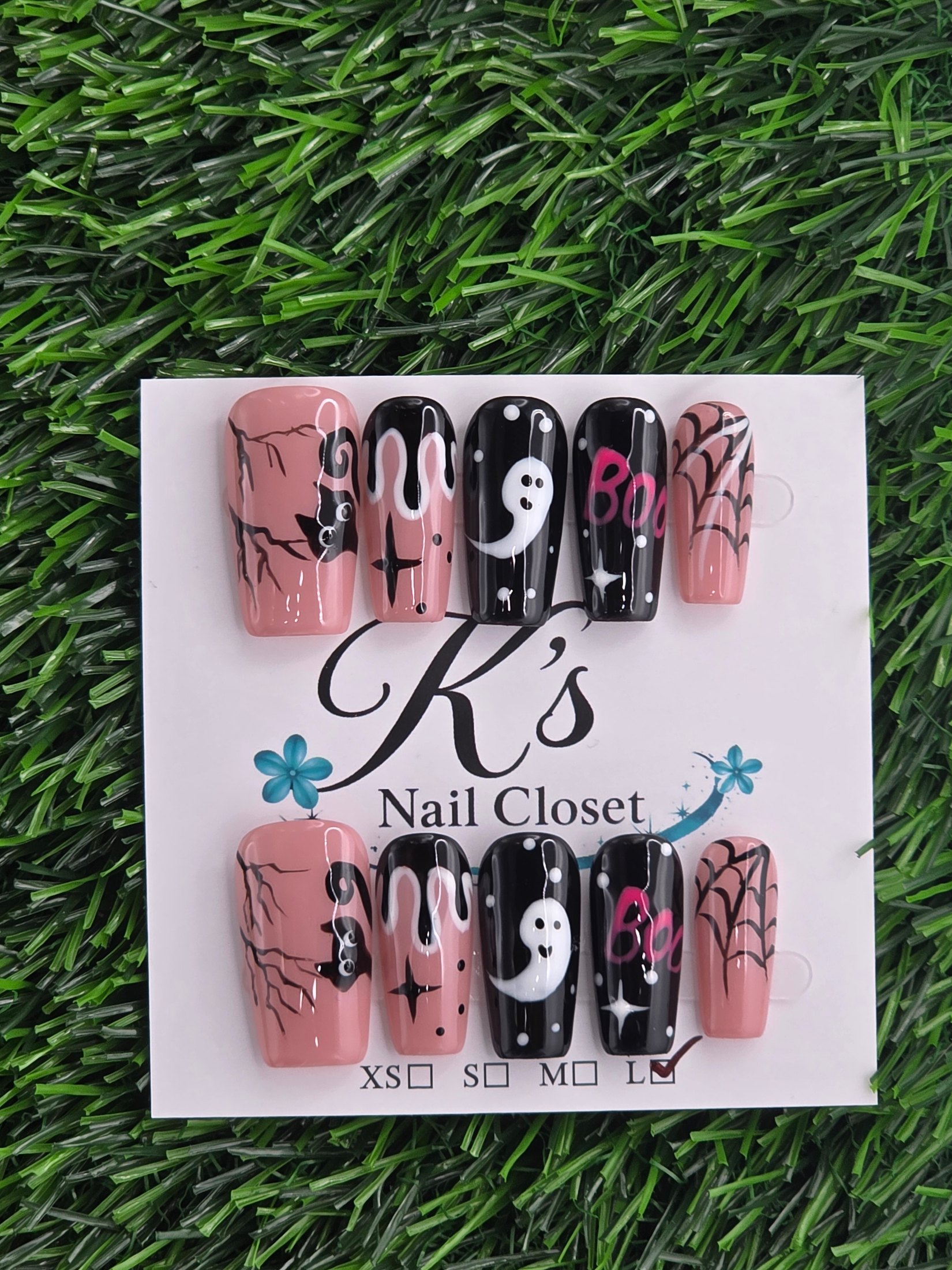 Halloween Press-On Nails - Size L