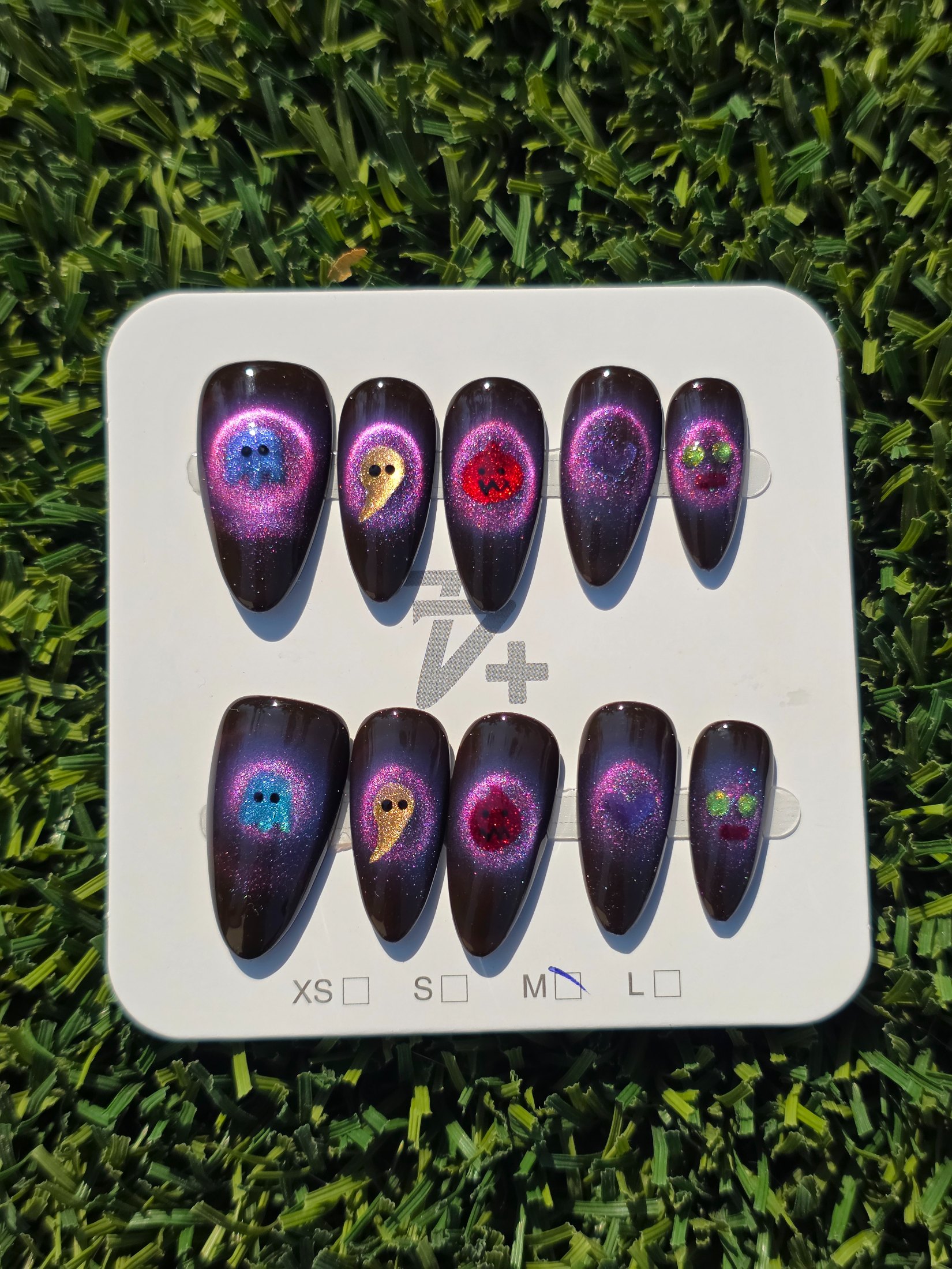 Halloween Press-On Nails - Size M