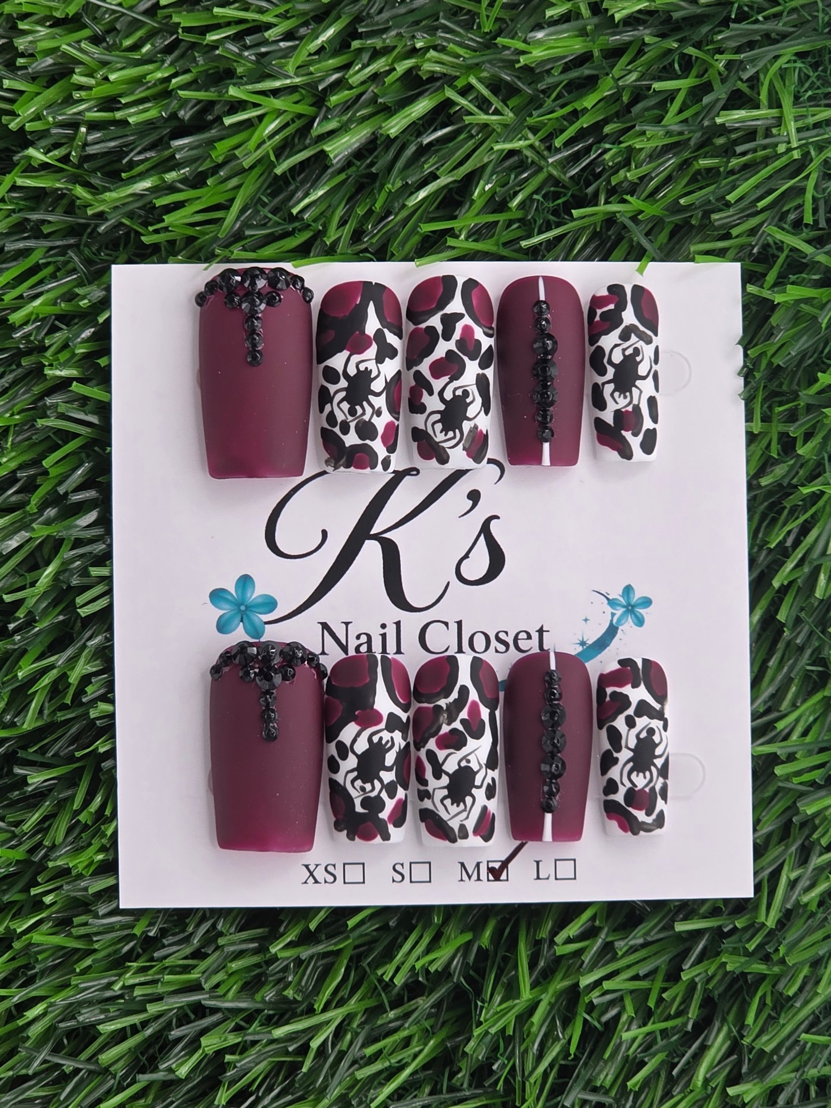 Halloween Press-On Nails - Size M