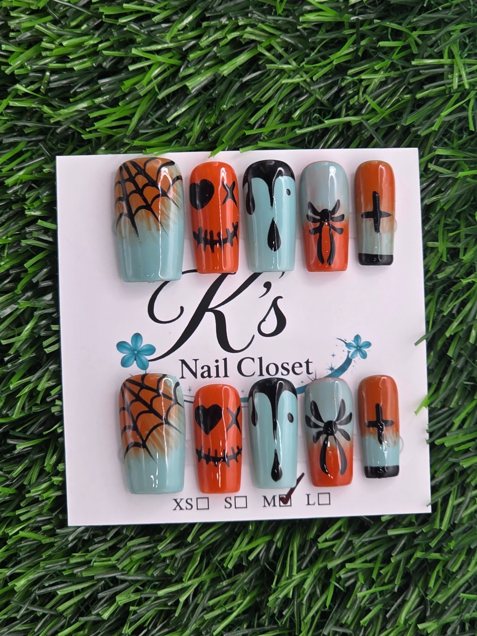 Halloween Press-On Nails - Size M