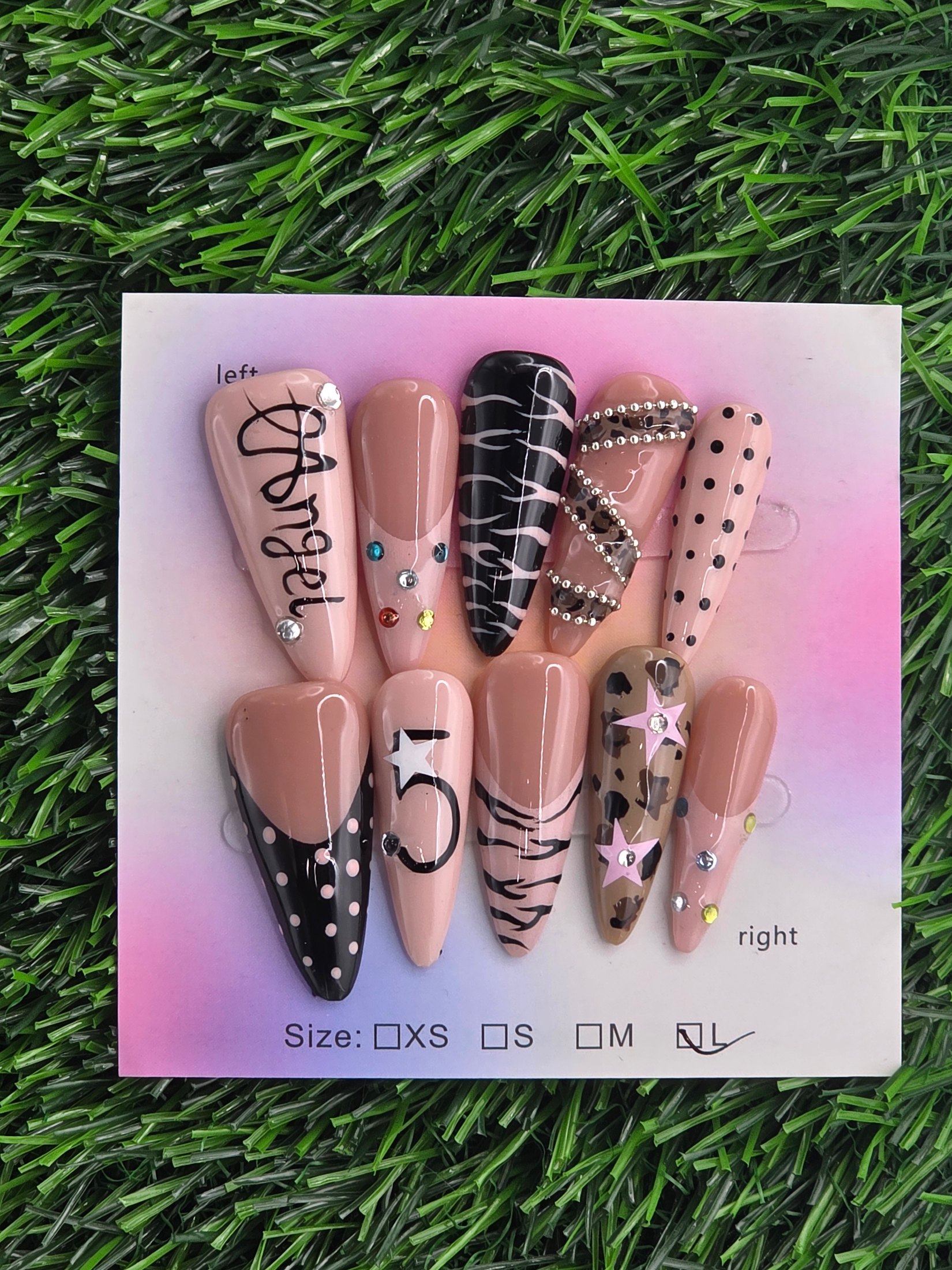 Bidi Press-On Nails - Size L