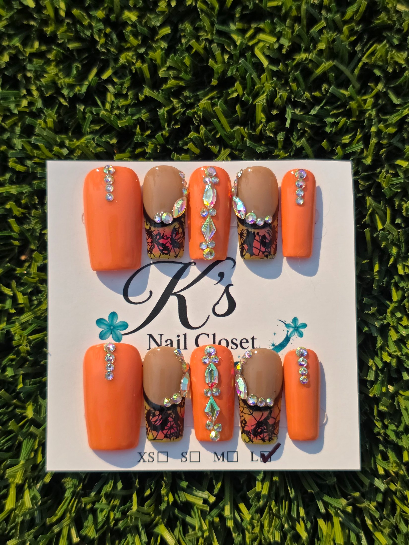 Summer vibes Press-On Nails - Size L