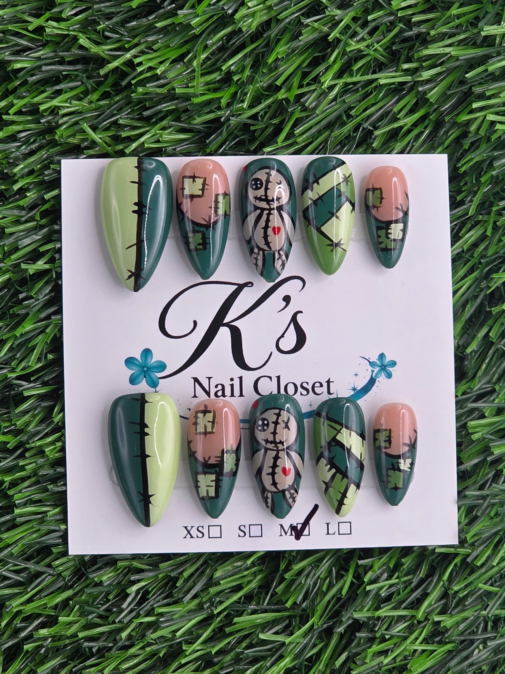 Halloween Press-On Nails - Size S, M
