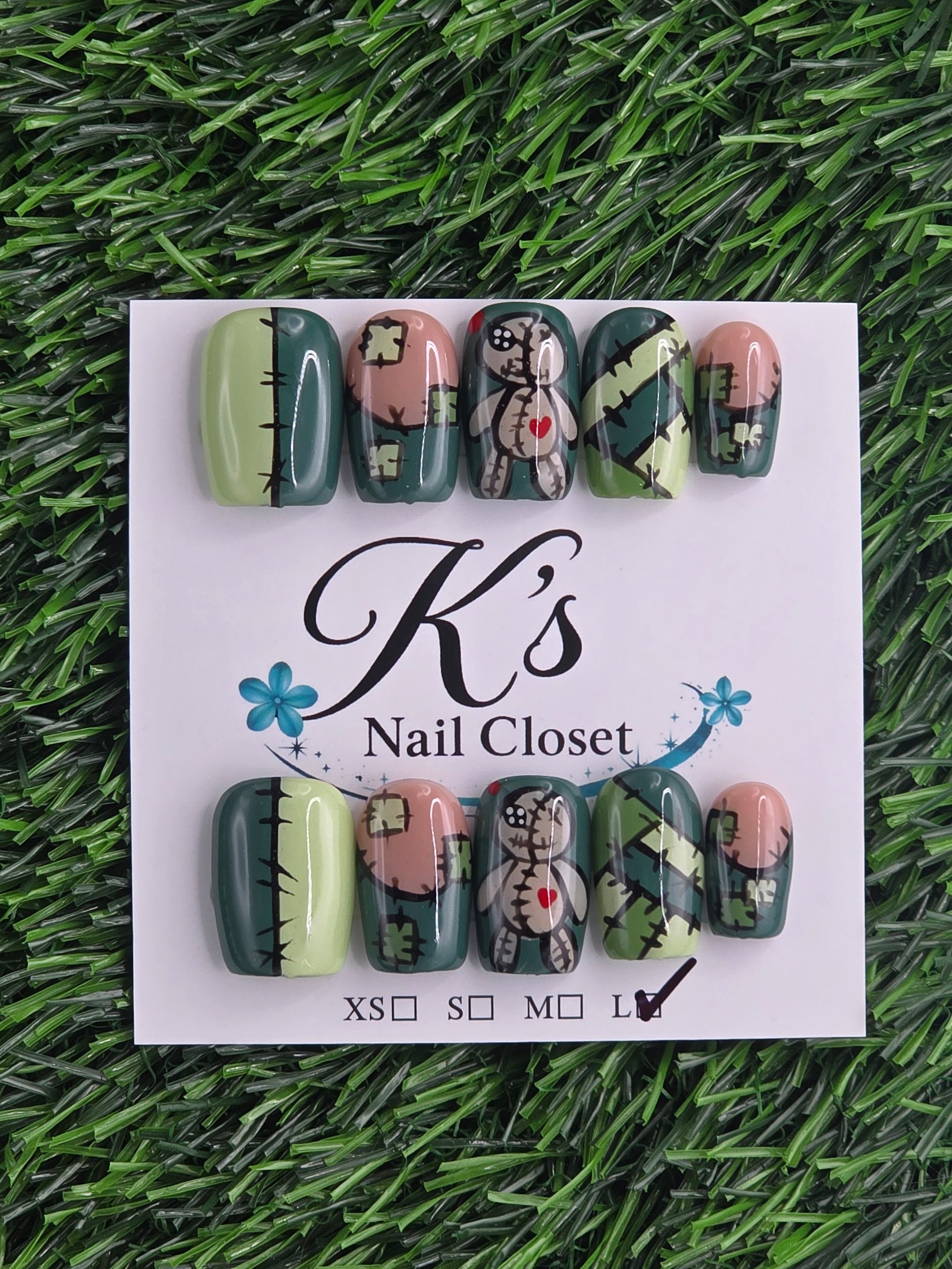 Halloween Press-On Nails - Size L