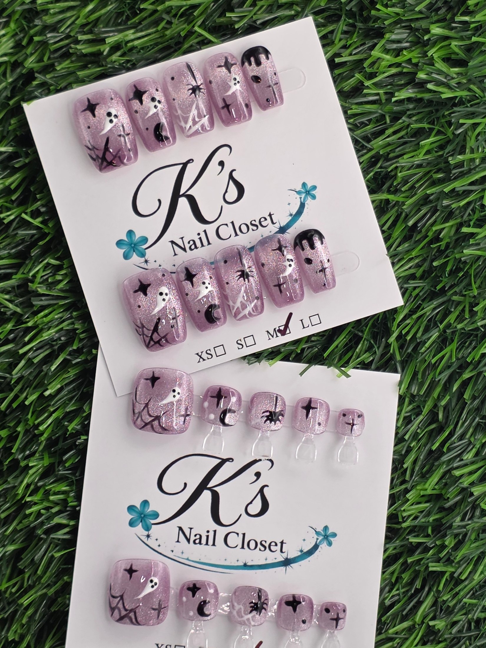 Halloween- Matching Set Press-On Nails - Size M