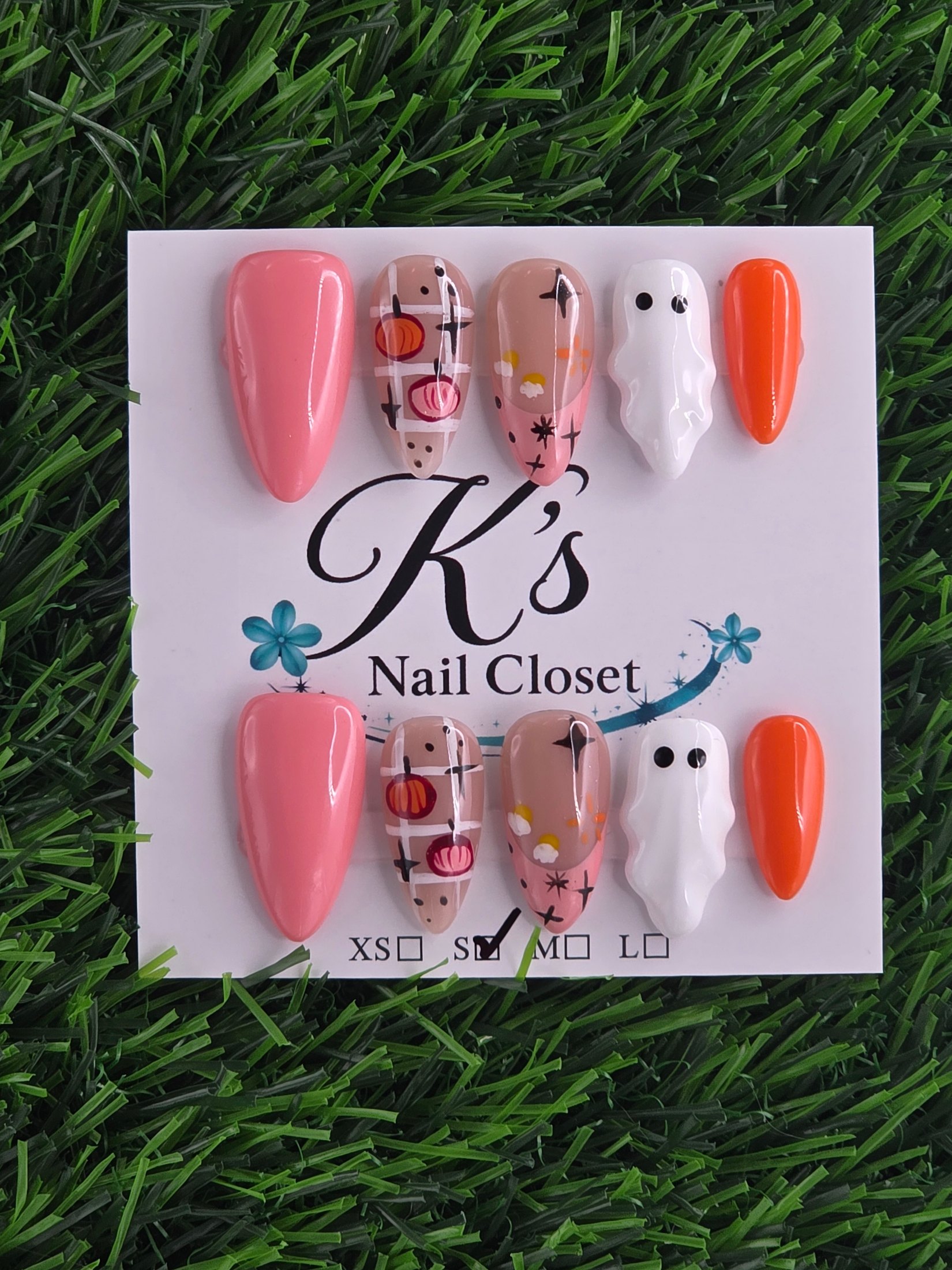 Summerween Press-On Nails - Size S