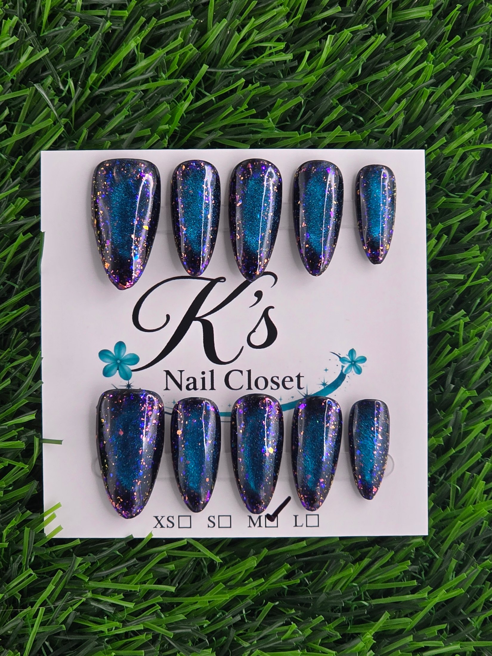 Cateye Press-On Nails - Size S