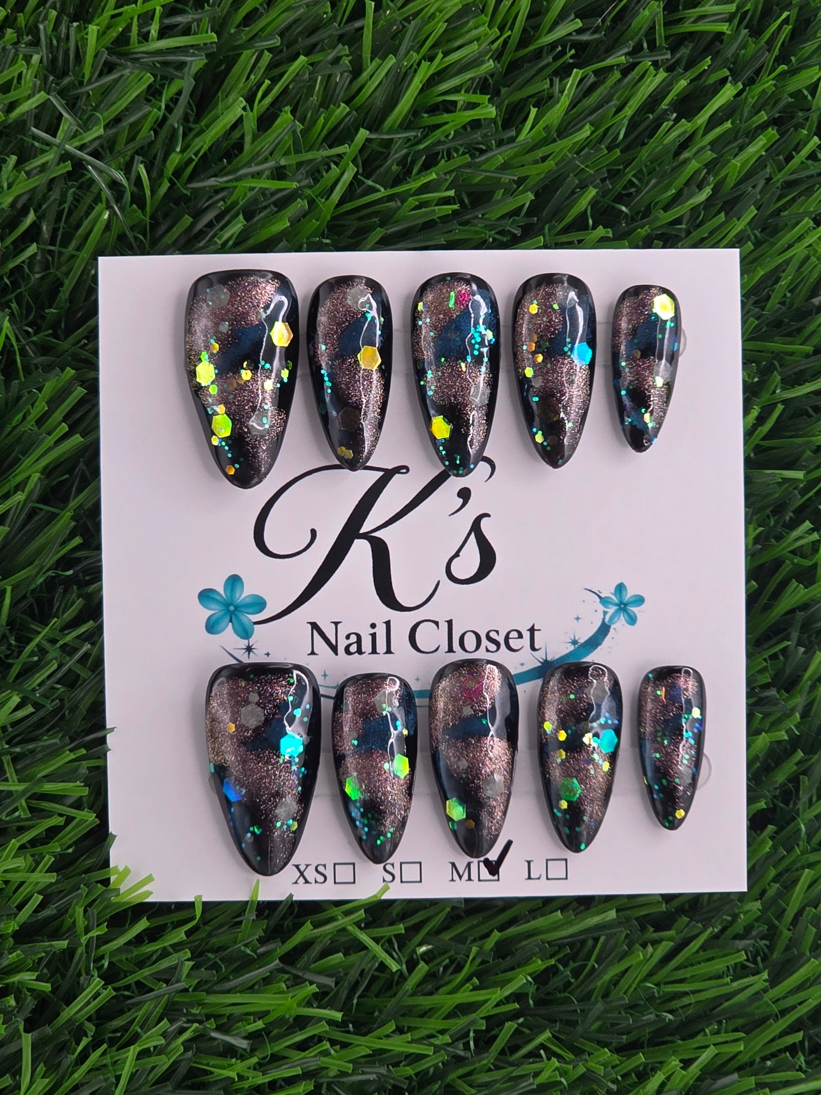 Cateye Press-On Nails - Size M