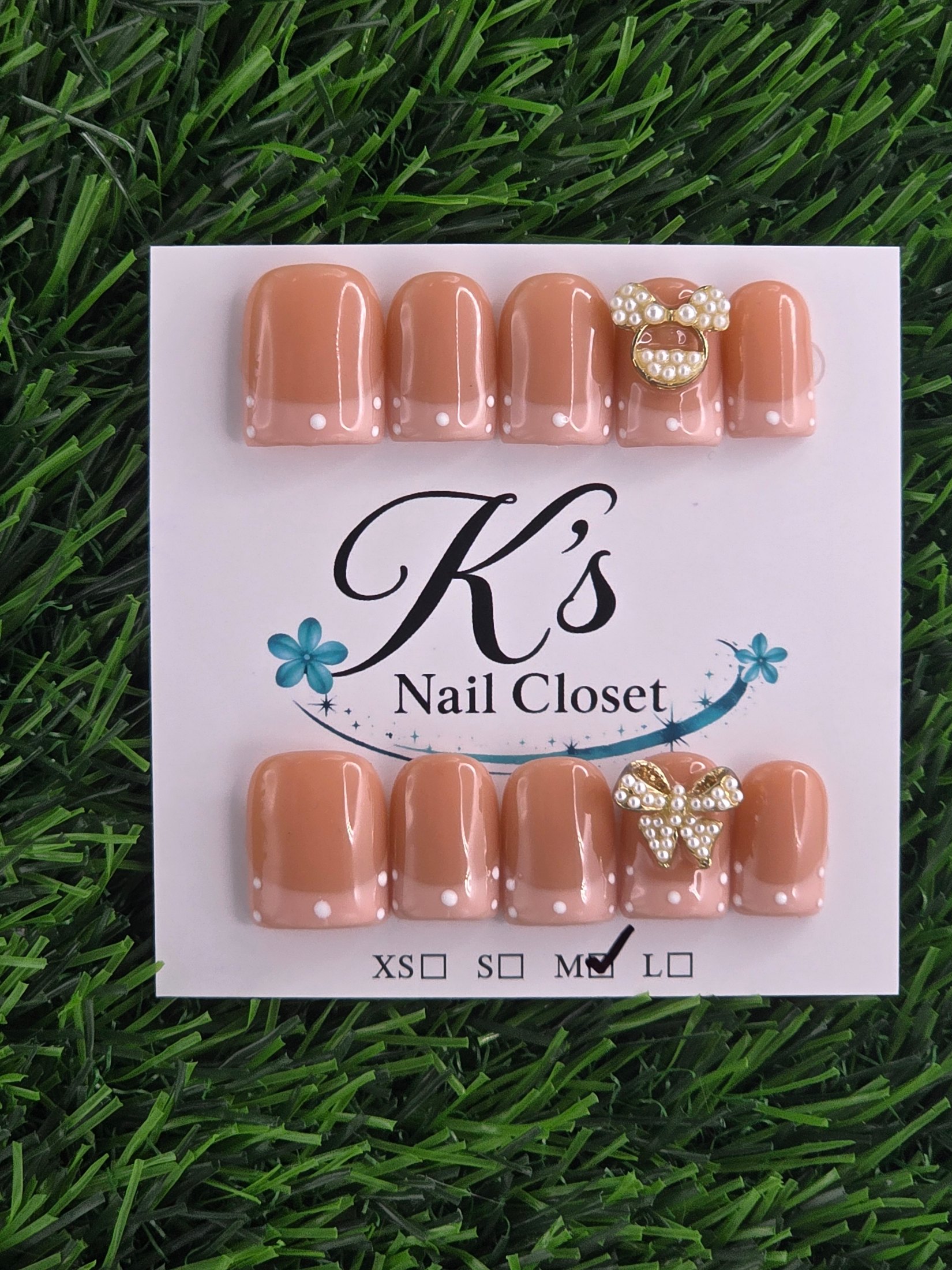 Pink Frenchie w/ Pearly Charms photo 1