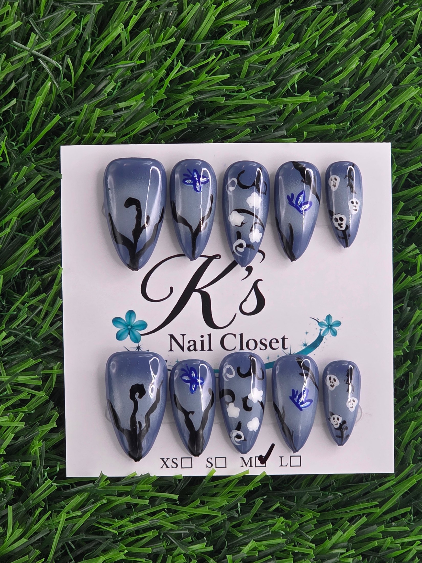 Halloween Press-On Nails - Size S, M