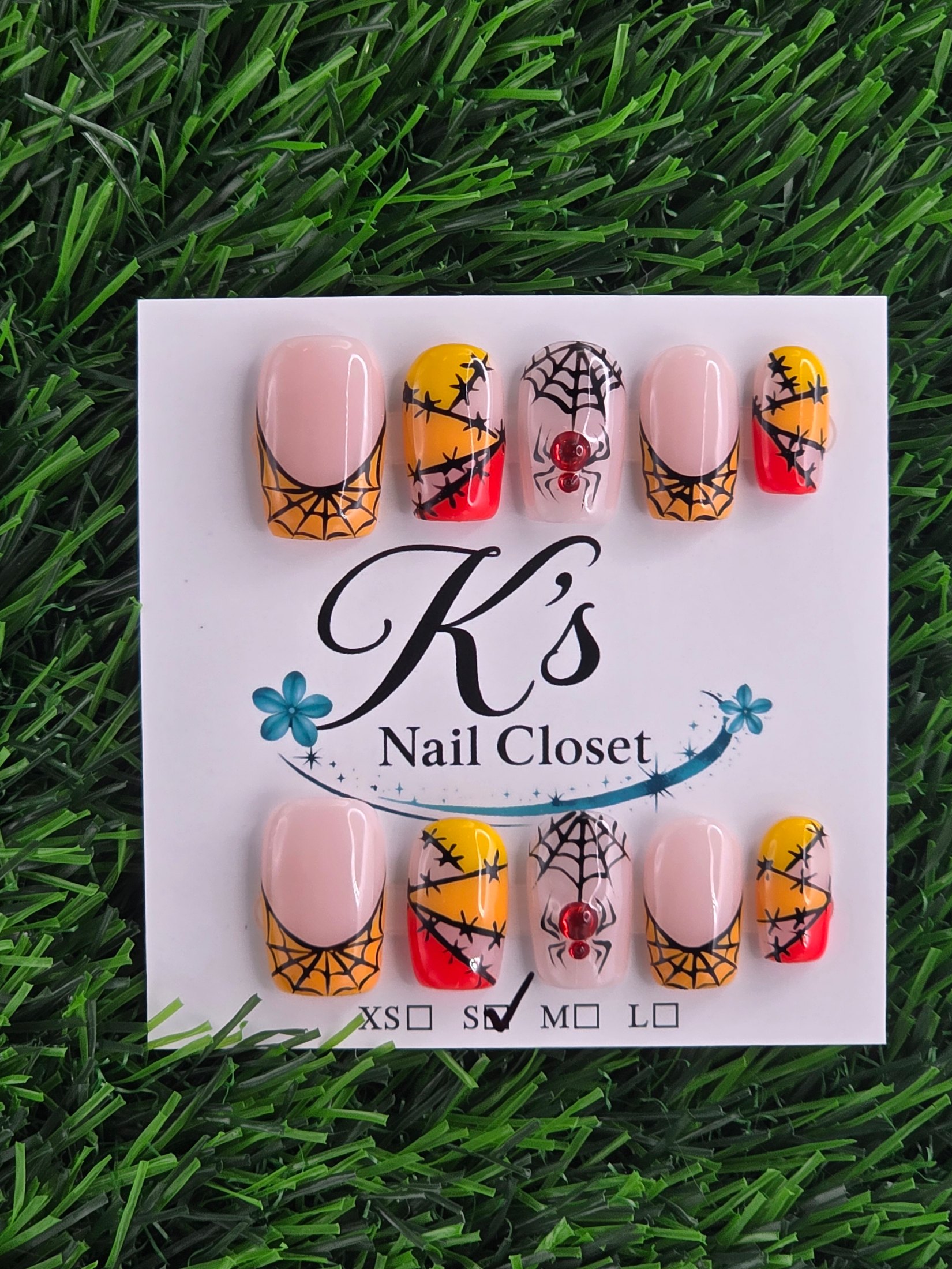 Halloween Press-On Nails - Size S