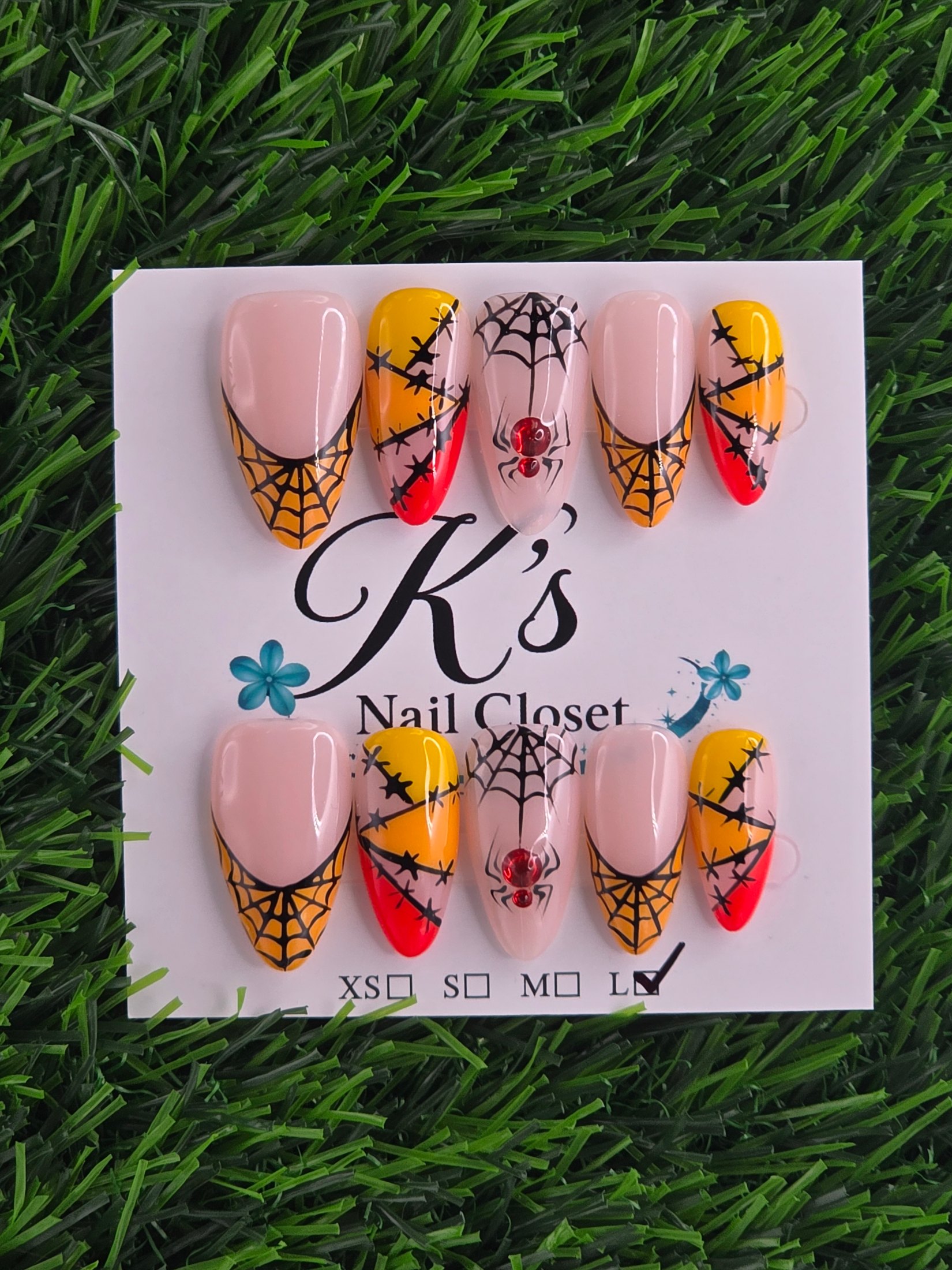 Halloween Press-On Nails - Size S