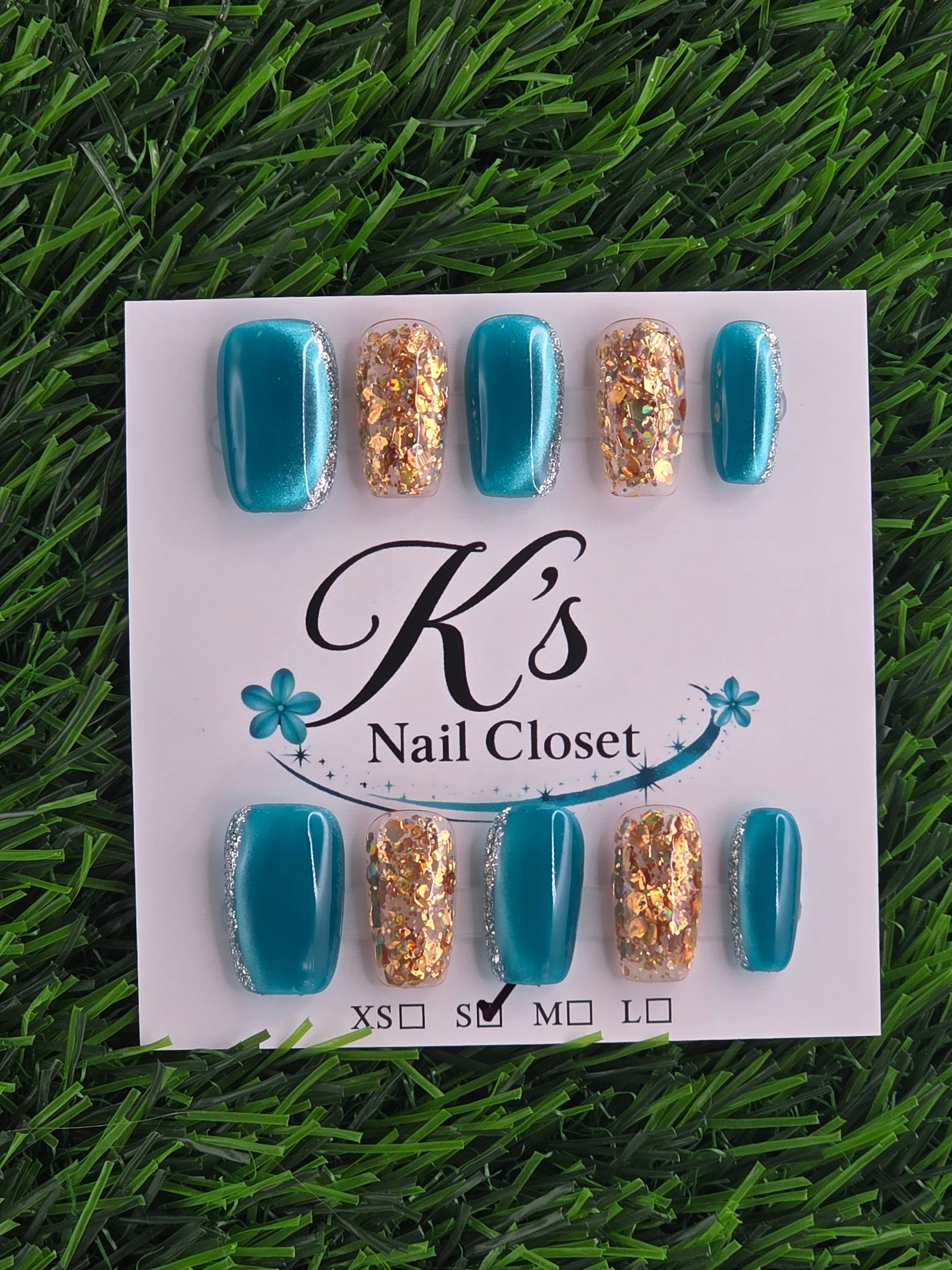 Teal and Gold photo 1