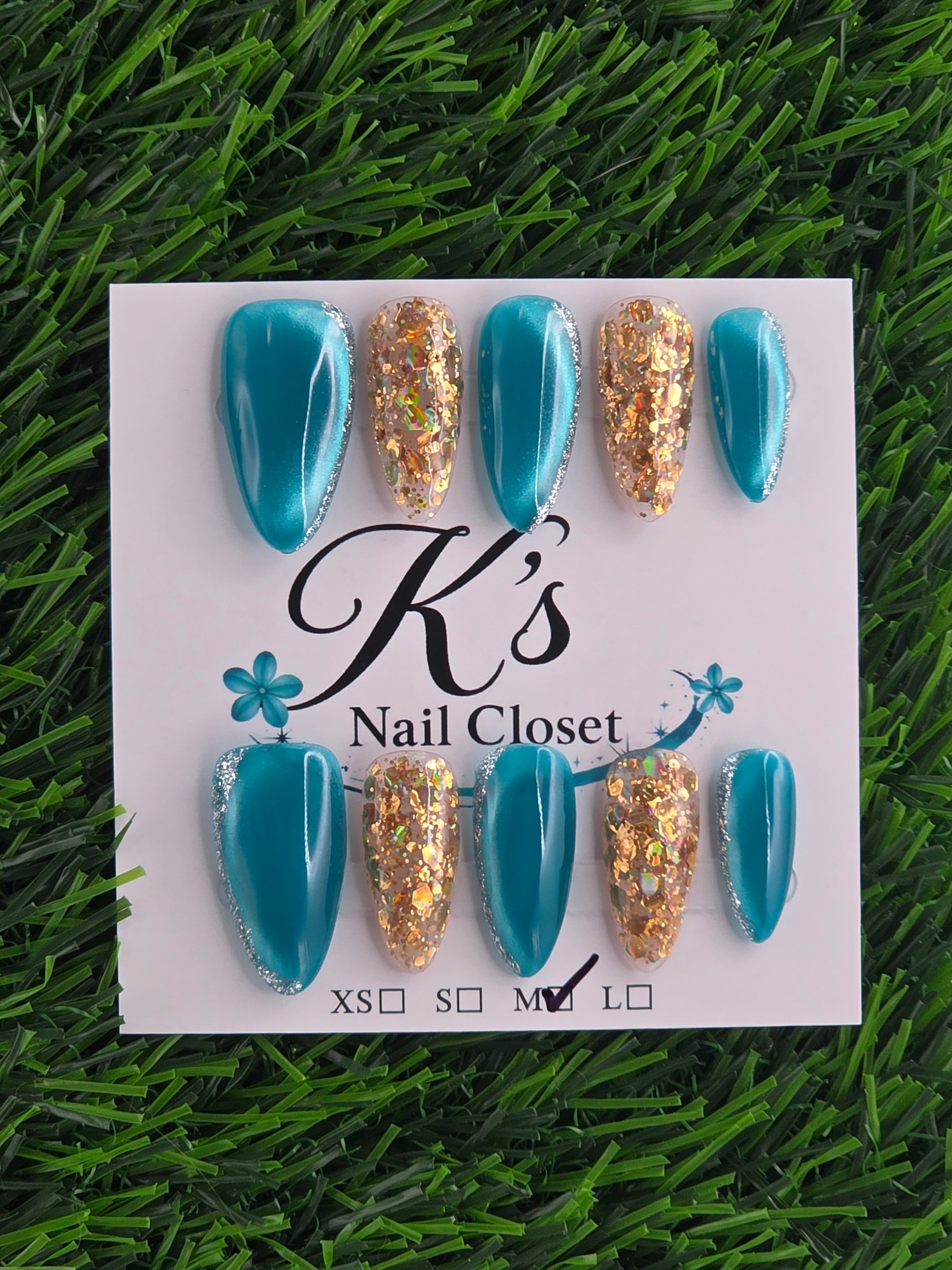 Teal and Gold photo 1