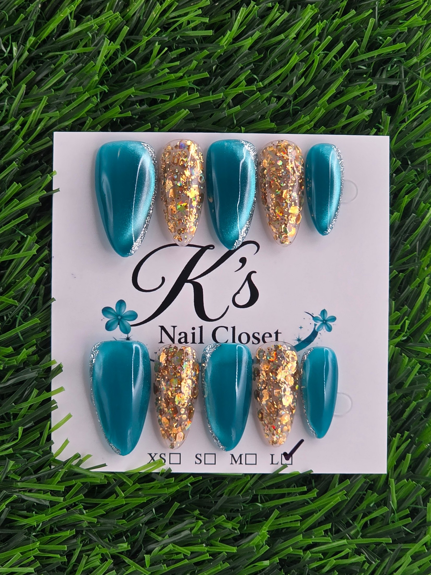 Teal and Gold photo 1