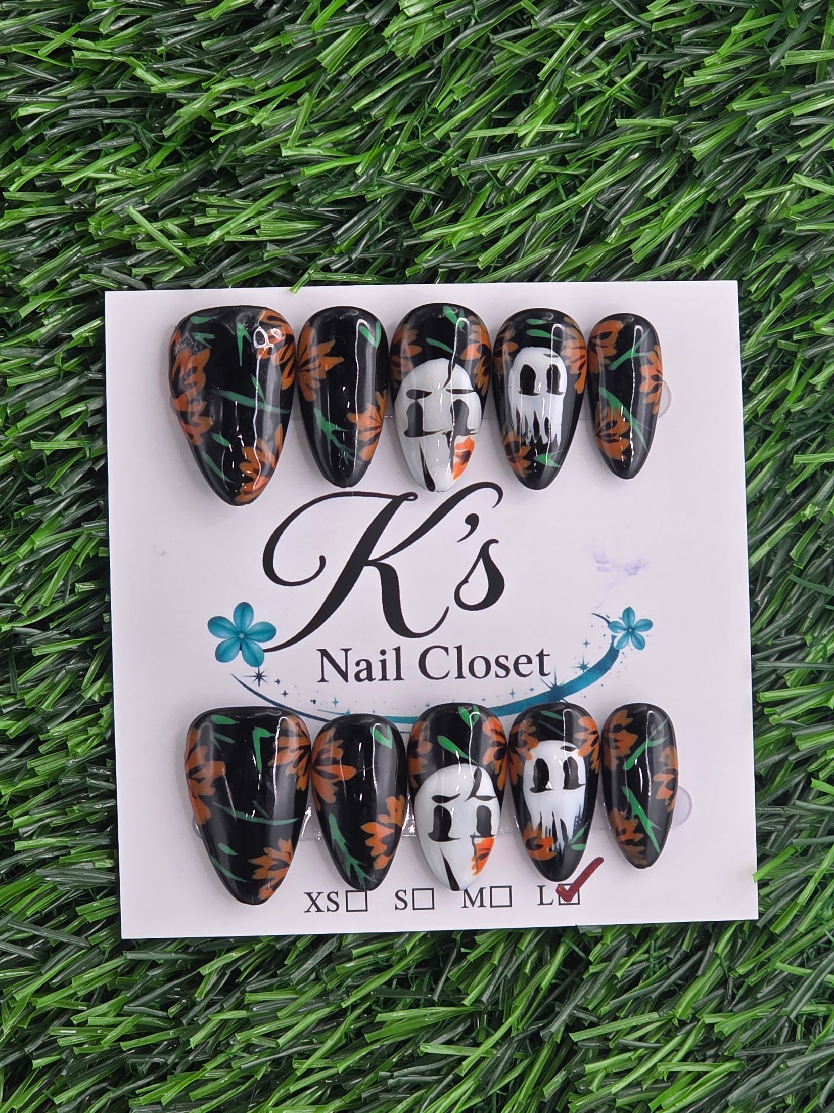 Halloween Press-On Nails - Size L